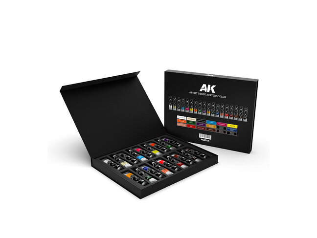 AK Interactive Full Range: Deluxe Edition Box - Artist Dense Acrylic Color