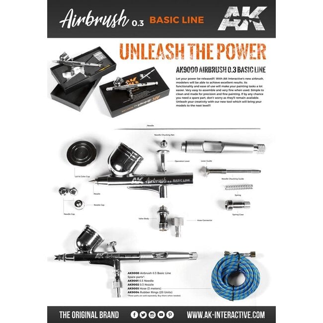 AK Interactive AK Interactive - Basic Line: AK Airbrush 0.3