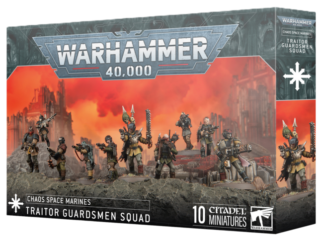 Games Workshop Warhammer Chaos Space Marines: Traitor Guardsmen Squad