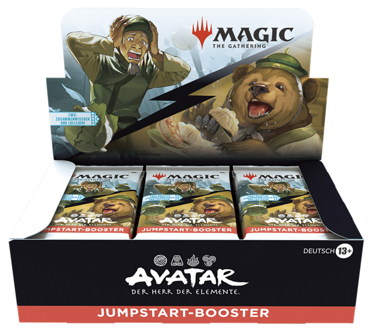 Magic: The Gathering Wizards of the Coast - Magic: The Gathering - Avatar: Der Herr der Elemente: Jumpstart Booster Display (deu)