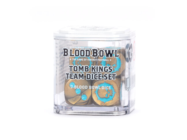 Games Workshop Warhammer Blood Bowl: Tomb Kings Team - Dice Set