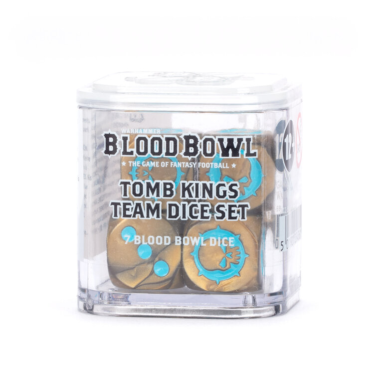 Games Workshop Warhammer Blood Bowl: Tomb Kings Team - Dice Set