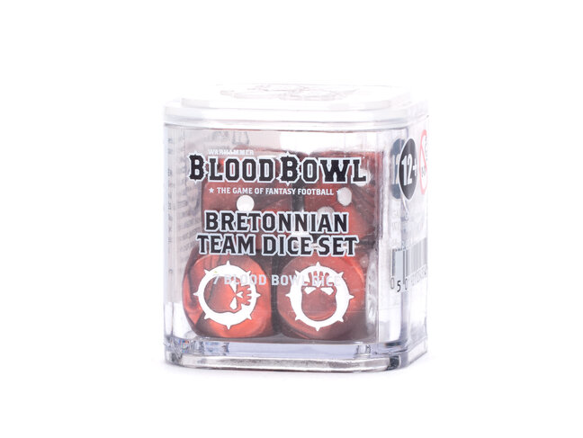 Games Workshop Warhammer Blood Bowl: Bretonnian Team - Dice Set