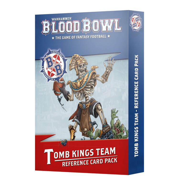 Games Workshop Warhammer Blood Bowl: Tomb Kings Team - Reference Card Pack (eng)