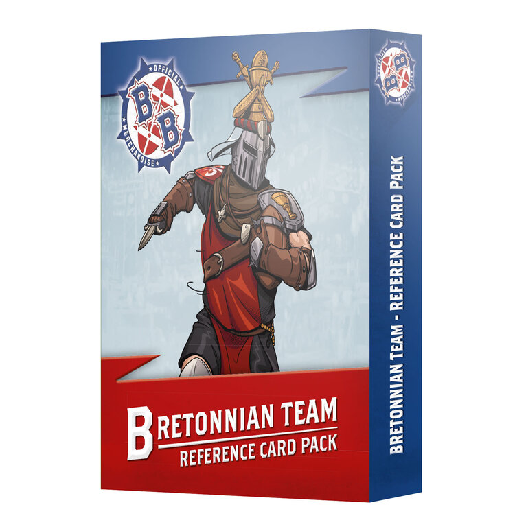 Games Workshop Warhammer Blood Bowl: Bretonnian Team - Reference Card Pack (eng)