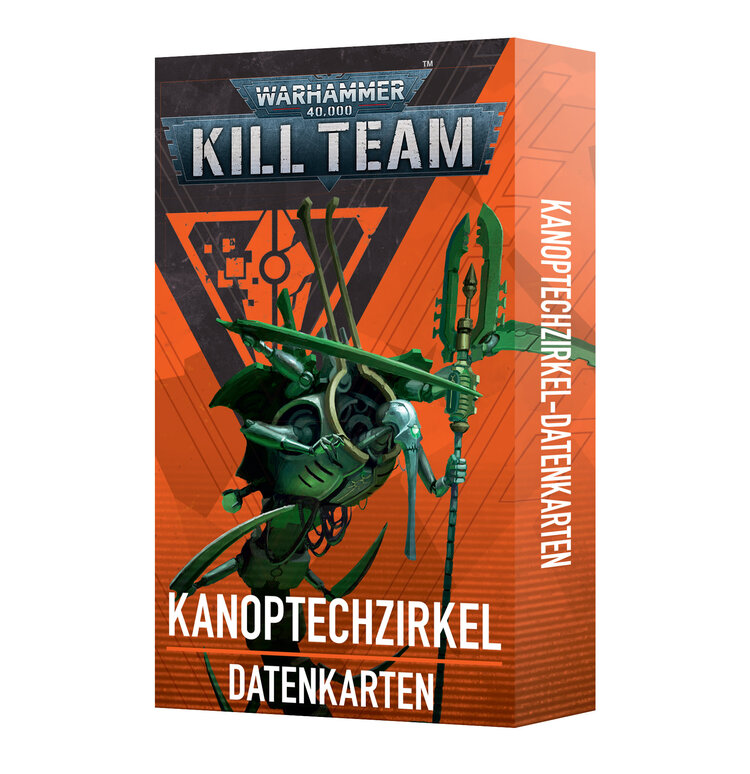 Games Workshop Warhammer Warhammer 40000 - Kill Team: Datacards - Canoptek Circle (deu)
