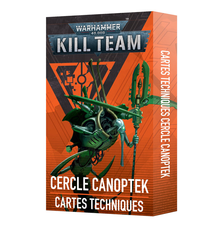 Games Workshop Warhammer Kill Team: Datacards - Canoptek Circle (fra)