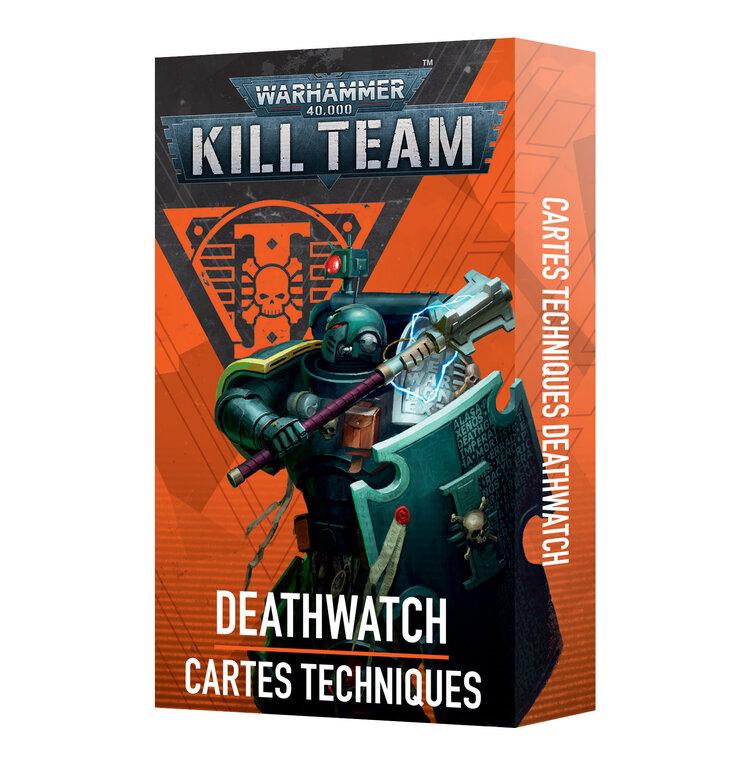 Games Workshop Warhammer Kill Team: Datacards - Deathwatch (fra)