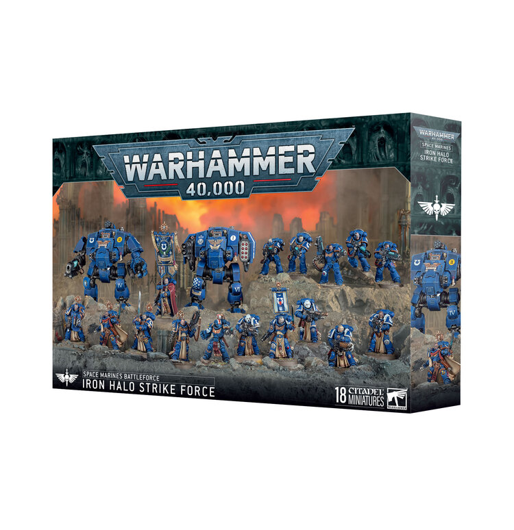 Games Workshop Warhammer Warhammer 40000 - Battleforce: Space Marines - Iron Halo Strike Force