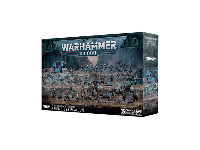 Games Workshop Warhammer Battleforce: Astra Militarum - Krieg Siege Platoon