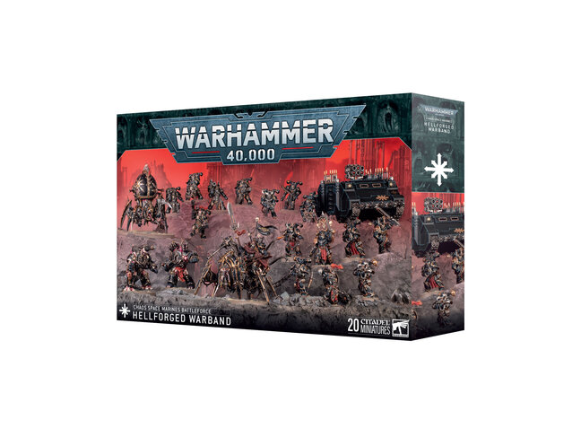 Games Workshop Warhammer Battleforce: Chaos Space Marines - Hellforged Warband
