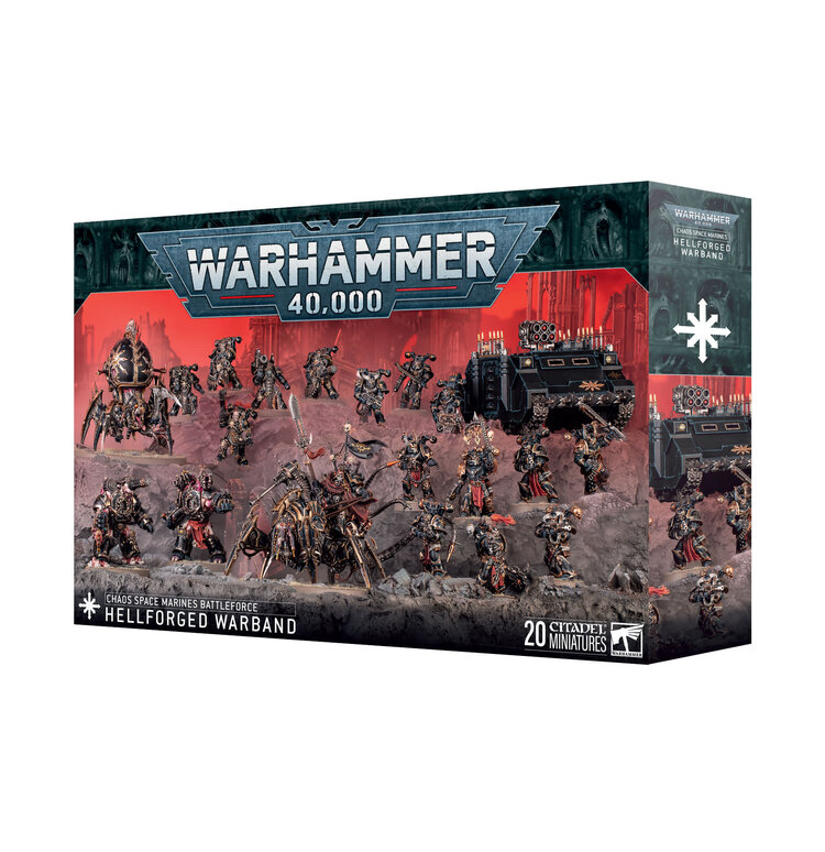 Games Workshop Warhammer Warhammer 40000 - Battleforce: Chaos Space Marines - Hellforged Warband