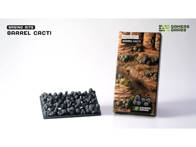 Gamers Grass Basing Bits - Barrel Cacti