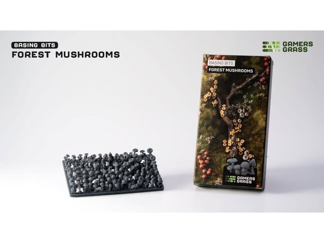 Gamers Grass Basing Bits - Forest Mushrooms
