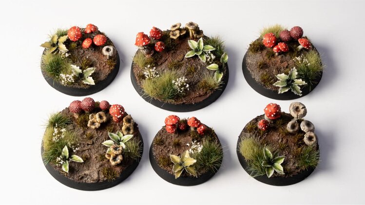 Gamers Grass Gamers Grass: Basing Bits - Forest Mushrooms