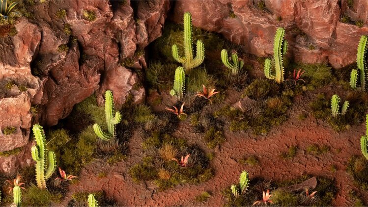 Gamers Grass Gamers Grass: Basing Bits - Saguaro Cacti