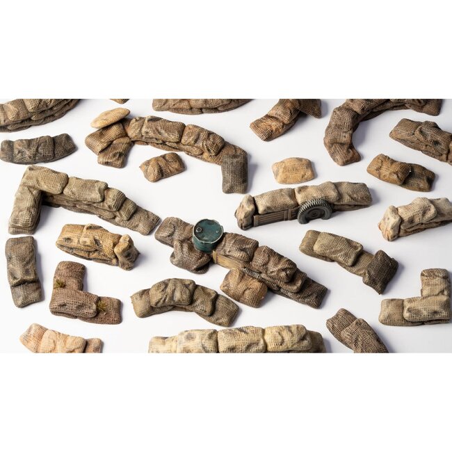 Gamers Grass Gamers Grass: Basing Bits - Sandbag Barricades