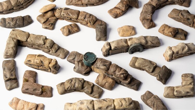 Gamers Grass Gamers Grass: Basing Bits - Sandbag Barricades