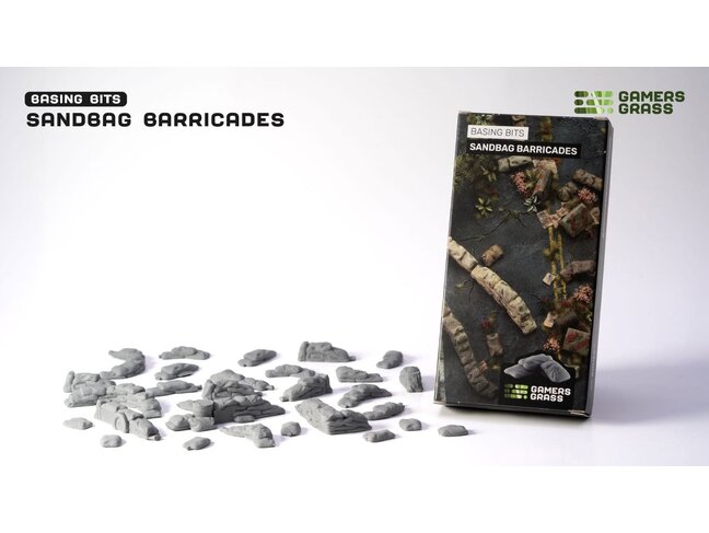 Gamers Grass Basing Bits - Sandbag Barricades