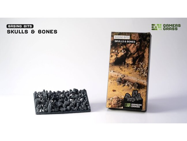 Gamers Grass Basing Bits - Skulls & Bones