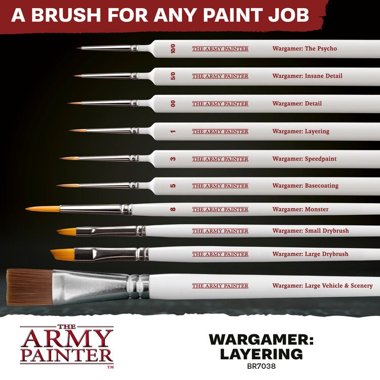 The Army Painter The Army Painter - Brush - Wargamer: Layering