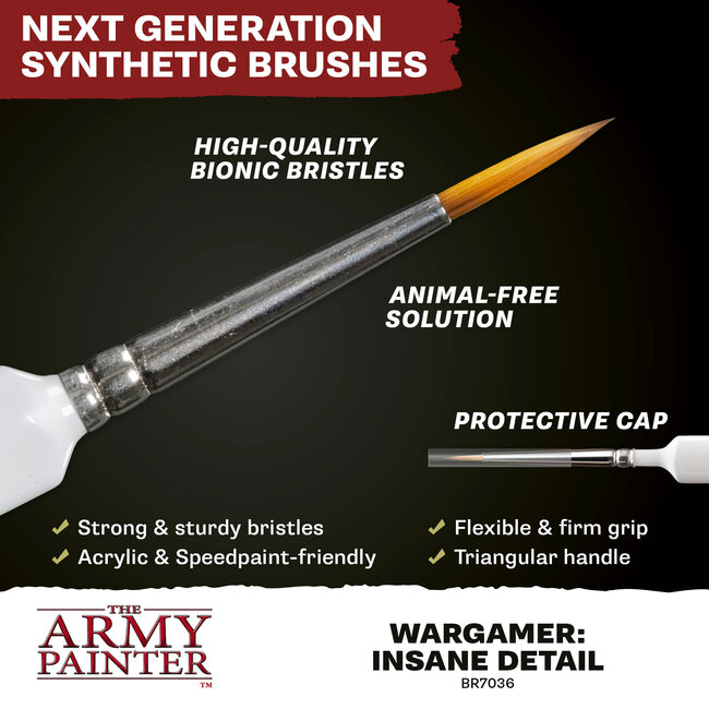 The Army Painter The Army Painter - Brush - Wargamer: Insane Detail