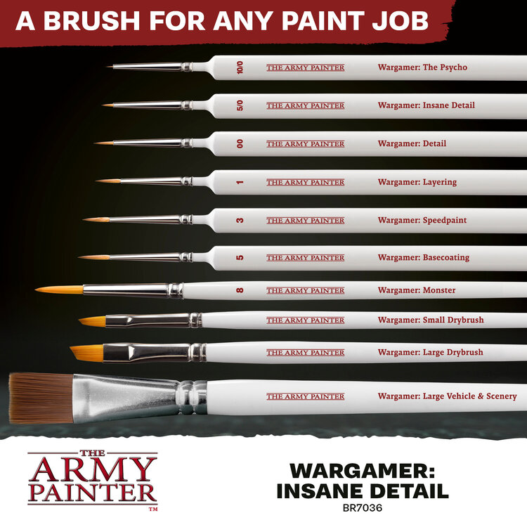 The Army Painter The Army Painter - Brush - Wargamer: Insane Detail