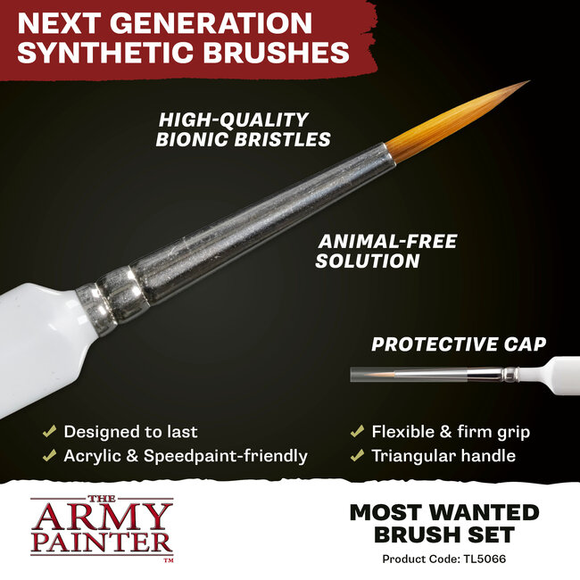 The Army Painter The Army Painter: Most Wanted - Brush Set