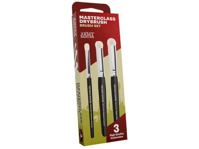 The Army Painter Masterclass Drybrush - Brush Set