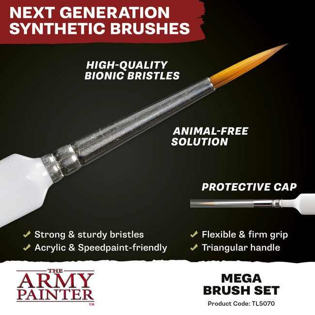 The Army Painter The Army Painter: Mega - Brush Set