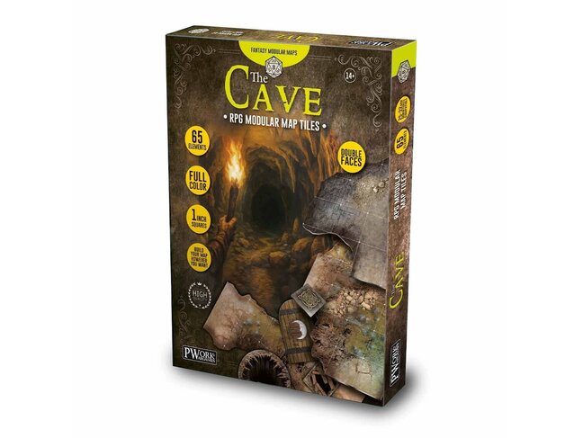 PWork Wargames The Cave - RPG Modular Map Tiles