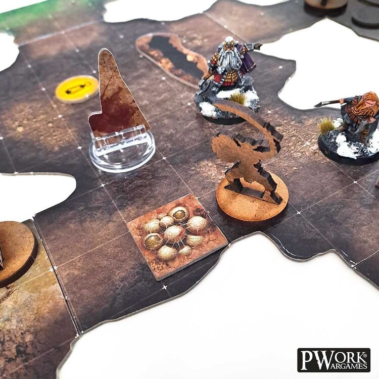 PWork Wargames PWork Wargames: The Cave - RPG Modular Map Tiles