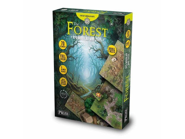 PWork Wargames The Forest - RPG Modular Map Tiles