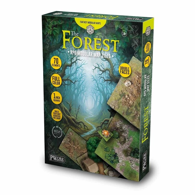 PWork Wargames PWork Wargames: The Forest - RPG Modular Map Tiles