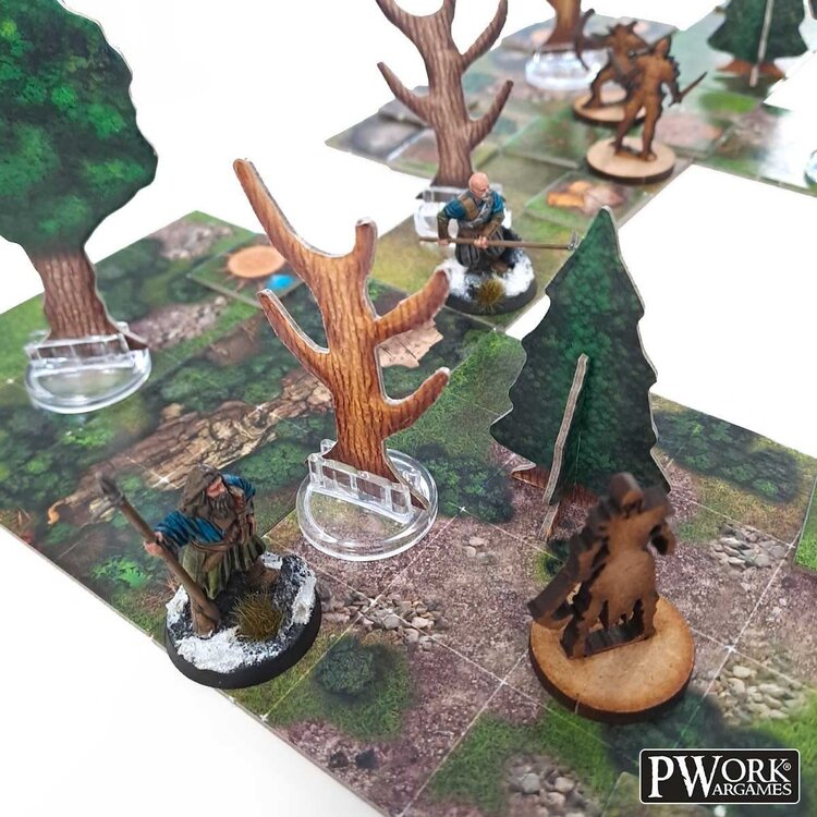 PWork Wargames PWork Wargames: The Forest - RPG Modular Map Tiles