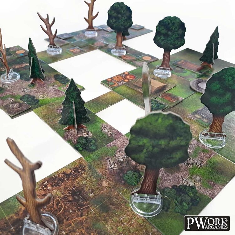 PWork Wargames PWork Wargames: The Forest - RPG Modular Map Tiles