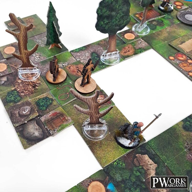 PWork Wargames PWork Wargames: The Forest - RPG Modular Map Tiles