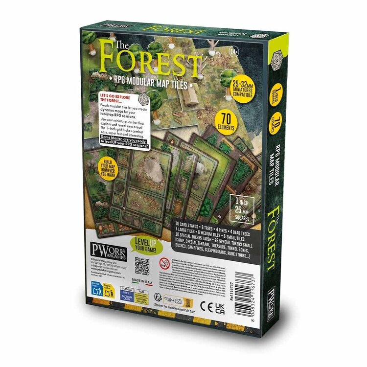 PWork Wargames PWork Wargames: The Forest - RPG Modular Map Tiles