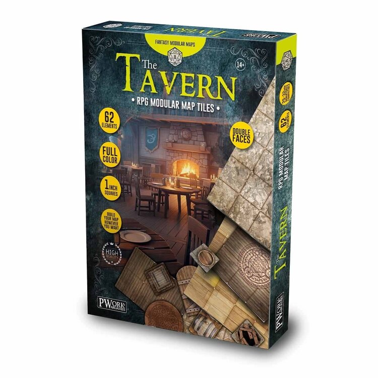 PWork Wargames PWork Wargames: The Tavern - RPG Modular Map Tiles