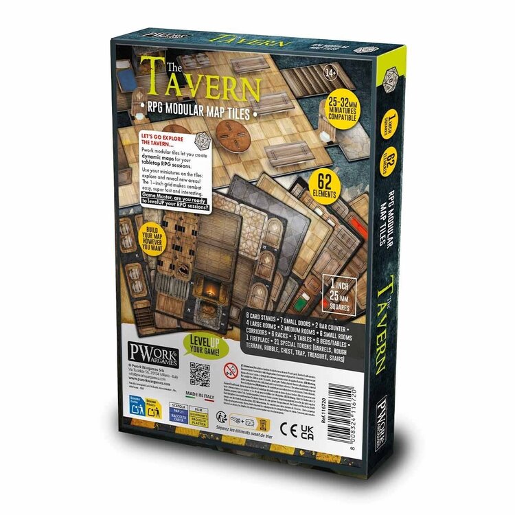 PWork Wargames PWork Wargames: The Tavern - RPG Modular Map Tiles