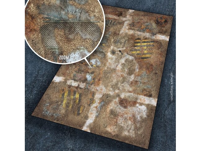 PWork Wargames Industrial Ruins (48"x72")