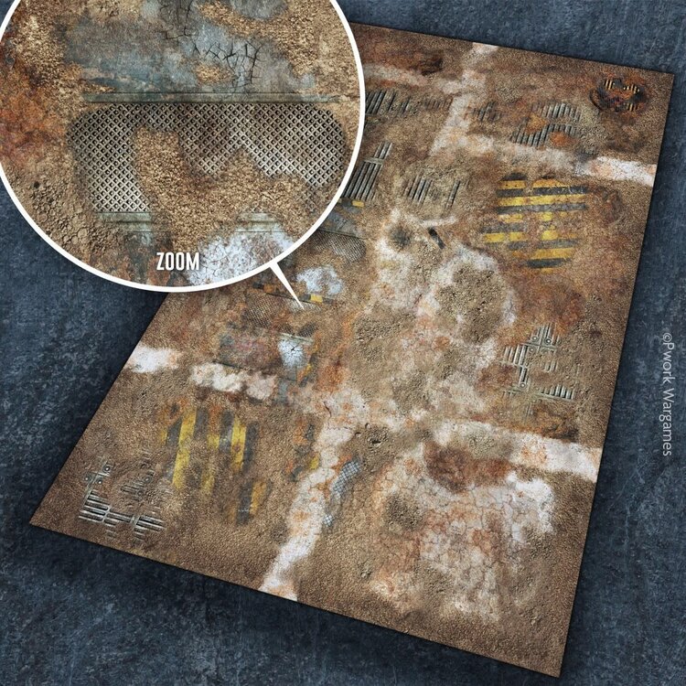 PWork Wargames PWork Wargames: Industrial Ruins (48"x72")