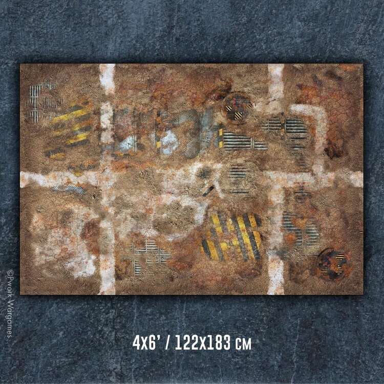 PWork Wargames PWork Wargames: Industrial Ruins (48"x72")