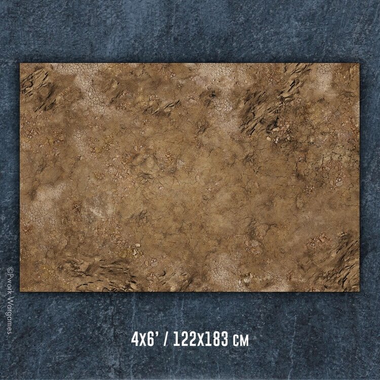PWork Wargames PWork Wargames: Arid Plain (48"x72")