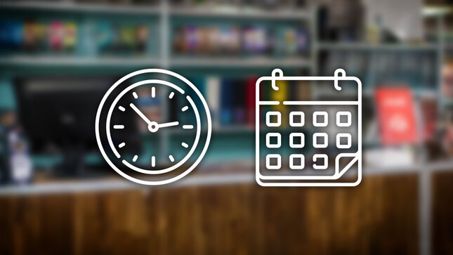 Öffnungszeiten über die Festtage