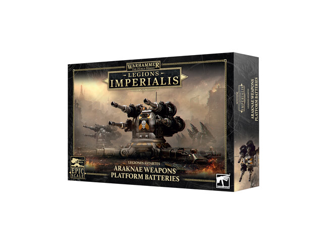 Games Workshop Warhammer Legions Imperialis: Araknae Weapons Platform Batteries