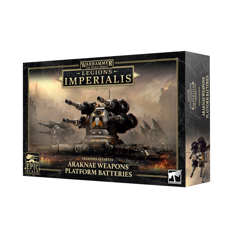 Games Workshop Warhammer Warhammer The Horus Heresy - Legions Imperialis: Legiones Astartes - Araknae Weapons Platform Batteries