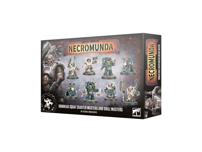 Games Workshop Warhammer Necromunda: Ironhead Squat Charter Masters and Drill Masters