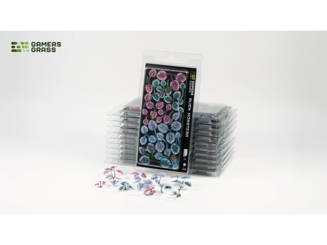 Gamers Grass Laser Plants - Alien Monstera