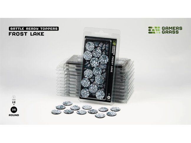 Gamers Grass Frost Lake - Round 25mm (12)